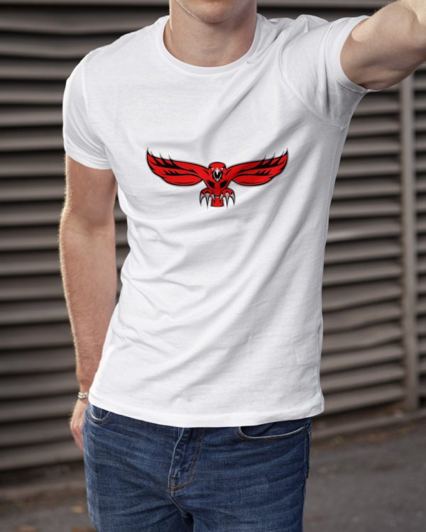 Atlanta Hawks Hawk Logo T-Shirt | White - Image 2