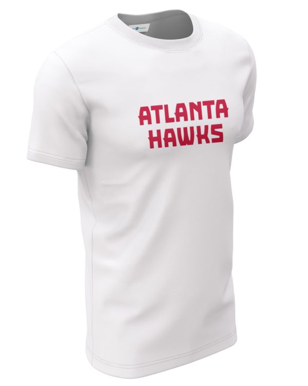 Atlanta Hawks Text T-Shirt | White