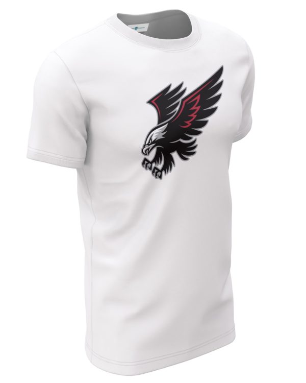 Atlanta Hawks Diving Hawk Logo T-Shirt | White