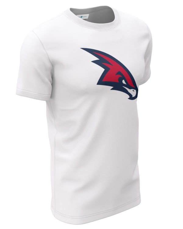 Atlanta Hawks Hawk Head Logo T-Shirt | White