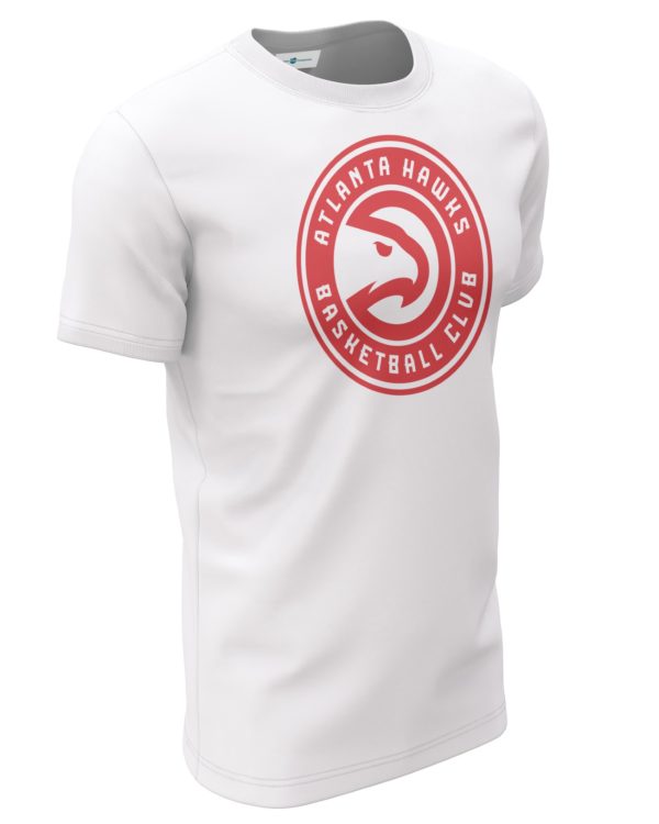 Atlanta Hawks Throwback Logo 2015-2020 T-Shirt | White