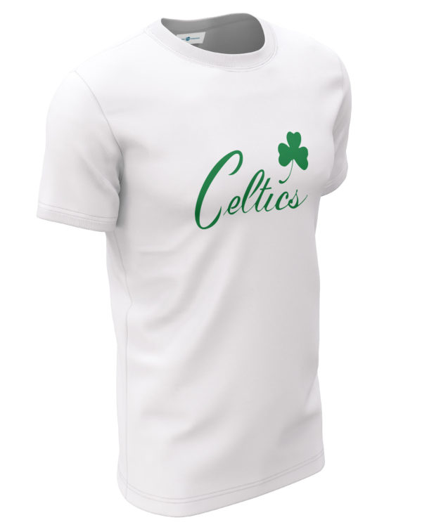 Boston Celtics Cursive Logo T-Shirt | White